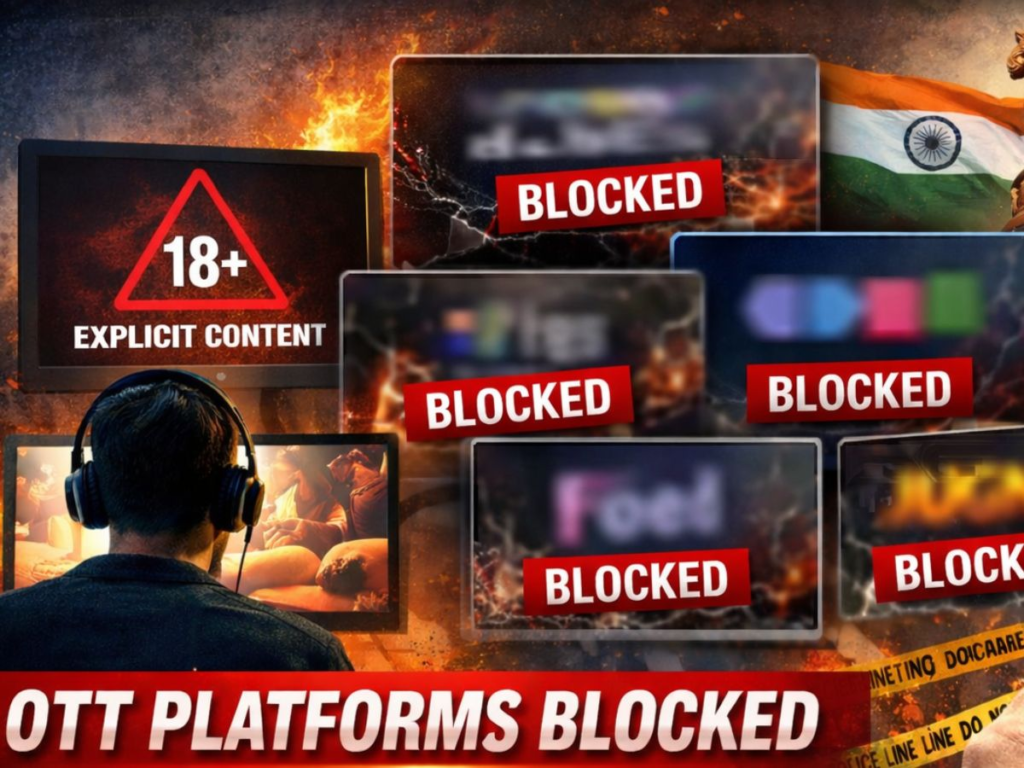 Centre Bans Five OTT Platforms Over ‘Obscene’ Content, Citing IT Rules Violations