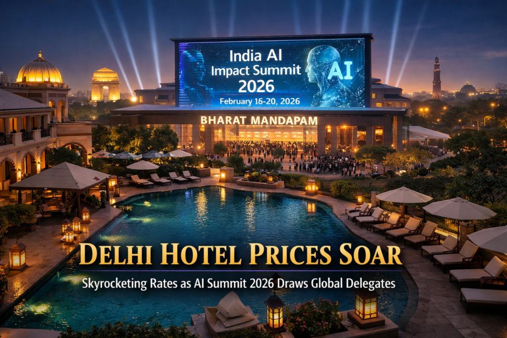 Delhi Five-Star Hotel Prices Soar Ahead of India AI Impact Summit 2026