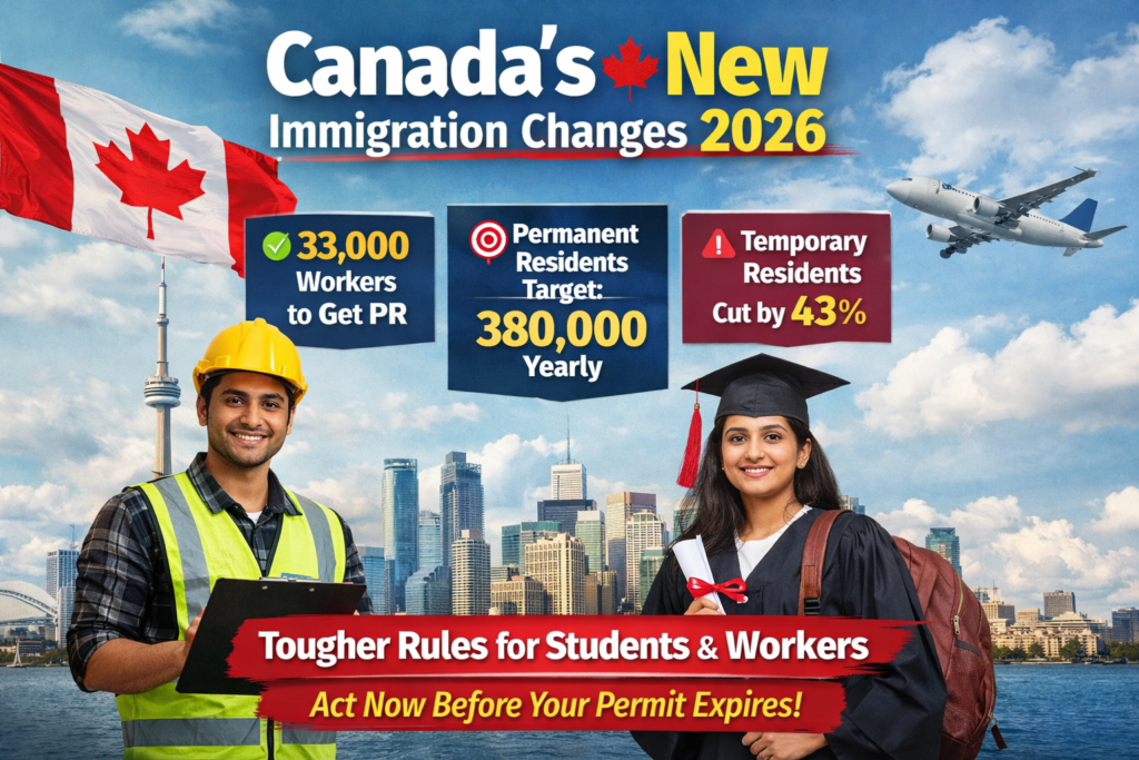 Canada’s New Immigration Rules 2026: Big Relief for Workers, New Challenges for Students