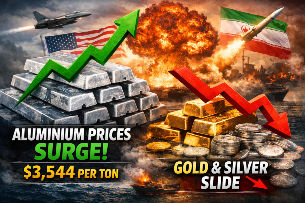 Aluminium Prices Surge Amid US-Iran War While Gold and Silver Slide – What’s Driving the Metal Market?