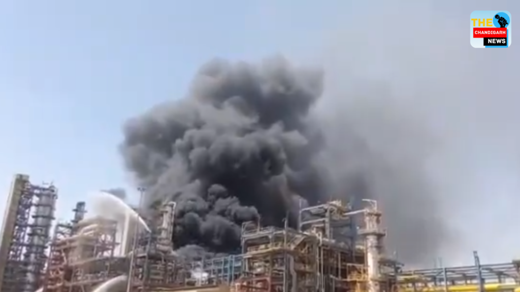 Massive Fire Erupts at Pachpadra Refinery in Rajasthan a Day Before PM Modi’s Scheduled Inauguration