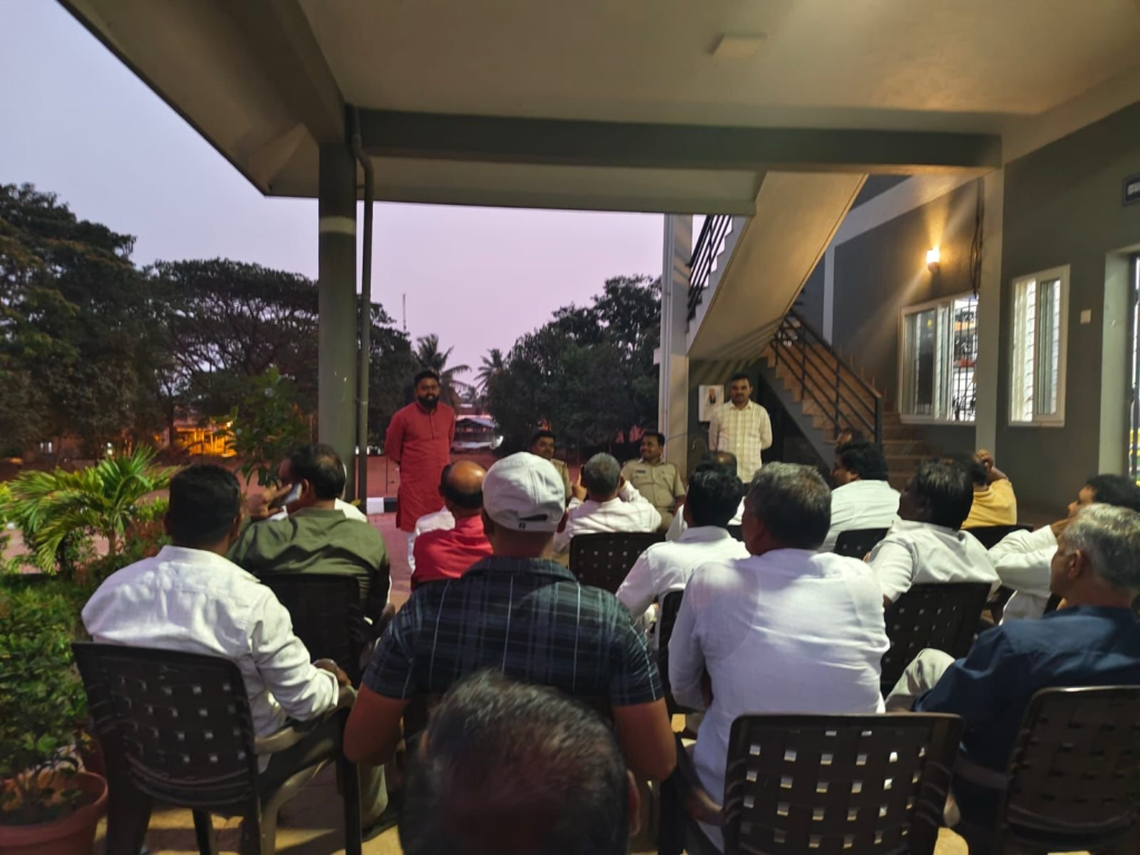 History-Sheeter Addressing Police Peace Meeting in Khanapur Triggers Protocol Debate
